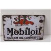 Image 4 : Castrol Motor Oil & Mobiloil Metal Signs 12" x 8"