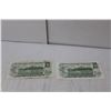 Image 2 : (2) Canadian One Dollar Bills- 1973