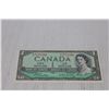 Image 3 : Canadian One Dollar Bill- 1954