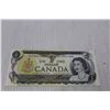 Image 3 : (2) Canadian One Dollar Bills- 1973