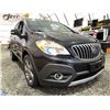 Image 8 : C6A -- 2014 BUICK ENCORE, BLACK, 129373 KMS, FRONT WHEEL DRIVE