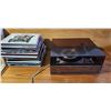 Image 1 : 807 -- NORESCO RECORD PLAYER WITH AN ASSORTMENT OF RECORDS