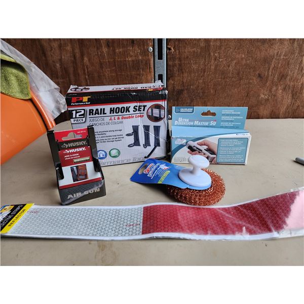 831 -- ULTRASONIC DISTANCE MEASURE, RAIL HOOK SET, AND MORE