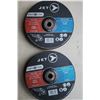 Image 1 : 832 -- SET OF 10, 9" GRINDING WHEEL
