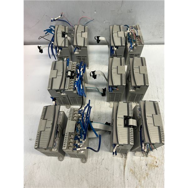 Lot of (12) Allen-Bradley Modules  #1762-OB16 & #1762-IQ16