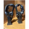 Image 1 : NEW CARVED SET OF 2 WOMEN MARBLE FIGURE, RETAIL $299