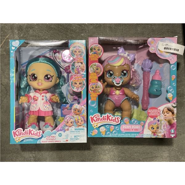 2 NEW KINDI KIDS DOLLS
