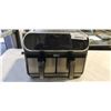 Image 2 : ULTIMA COSA 8.5QT DUAL ZONE AIR FRYER - TESTED WORKING, RETAIL $299