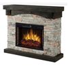 Image 1 : MUSKOKA SABLE MILLS 42" ELECTRIC FIREPLACE, 4777BTU - FREIGHT DAMAGE TO MANTLE TESTED WORKING, RETAI