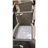 Image 2 : 4 BRAND NEW ALUMINUM FRAMED GREY OUTDOOR PATIO CHAIRS WITH CUSHIONS, RETAIL $399 EACH, TOTAL $1600