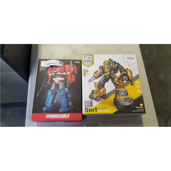 5 IN 1 AND CHANGEABLE ACTION FIGURES