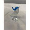 Image 2 : LALIQUE CRYSTAL TWO TONE BIRD FIGURE, NO CHIPS OR CRACKS, GOOD CONDITION, GENUINE LALIQUE SIGNED