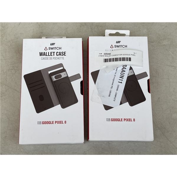2 NEW WALLET CASES FOR GOOGLE PIXEL 8