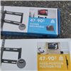 Image 2 : 2 INSIGNIA 47"-90" WALL MOUNTS FIXED AND TILTING, RETAIL $218