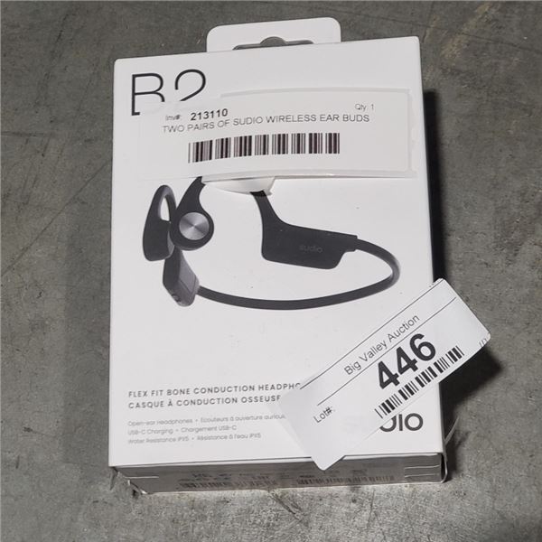 TWO PAIRS OF SUDIO WIRELESS EAR BUDS