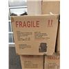 Image 2 : 2 NEW SETS OF 3 GREY AND SILVER NESTING BOXES