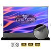 Image 2 : AS NEW VIVD STORM 120 INCH ELECTRIC ROLLABLE FLOOR PROJECTION SCREEN, ELECTRIC UP AND DOWN WITH TENS