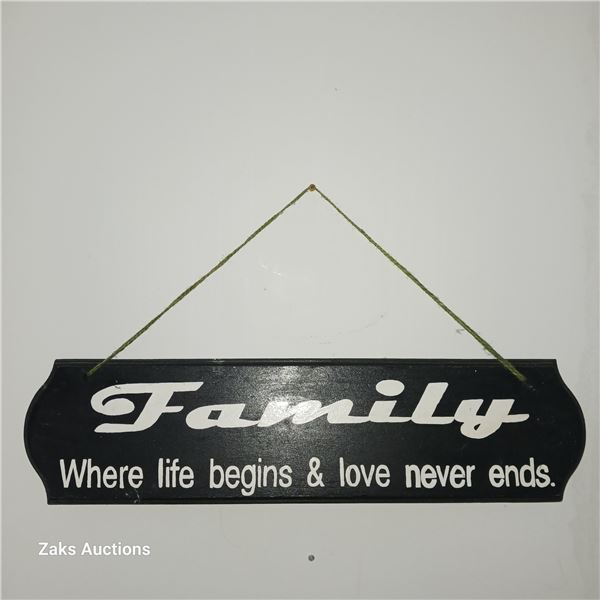Family Decor Sign