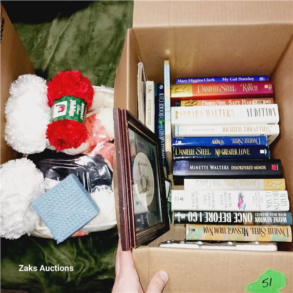 Vintage Yarn W/ Books