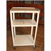 Image 1 : AV Cart, w/lockable casters, power stip plug.