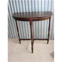1/2 moon occasional table