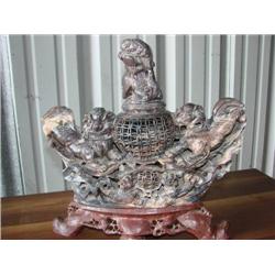 Alabaster incense burner