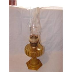 Aladdin oil lamp, inside threads, tall chimney.