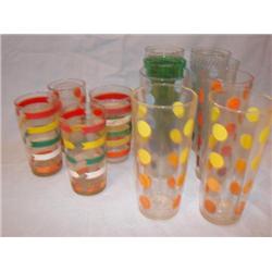 Vintage glass tumblers