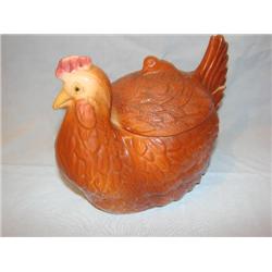 Turkey Cookie Jar, Marked USA