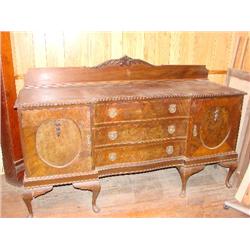 Sideboard, rope front trim, victorian knobs