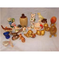 Assorted Knick-Knacks-dogs, cats, rooters