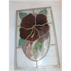 Stained glass window hanger