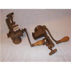 2 meat grinders (Larkin & Universal)