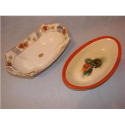Nippon & Noritake relish dishes