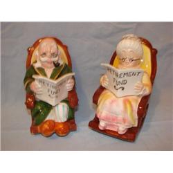 Pair of Lefton Retirement fund banks