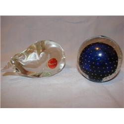 Paperweights (One is Murano)