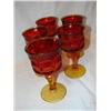 Image 1 : Set of Amberina Goblets