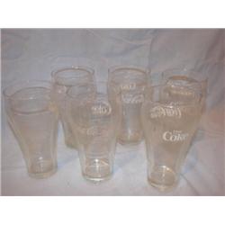 6 Coca-Cola Fountain Glasses