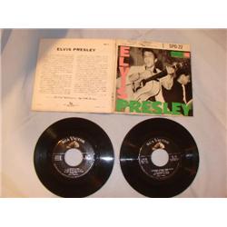 Elvis 45 record set in Jacket.SPD-22