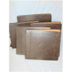 5 RCA "Master's Voice" record books, FILLED!