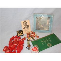 Old advertising items!-Pearl beer tap, Dunes.