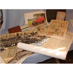 Paper items, 1912 photo, 1916 Baptist Standard