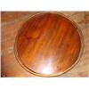 Image 1 : Lg. handcrafted lazy susan, w/copper edging.