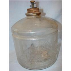Glass Kerosene jar from Perfection Stove Co.