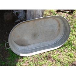Galvanized wash tub w/handles