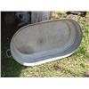 Image 1 : Galvanized wash tub w/handles