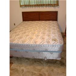 Full size bed,mattress if you would like them!
