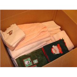 Large box of towels