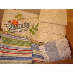 Large box of sheets-apprx. 15 sets-full size