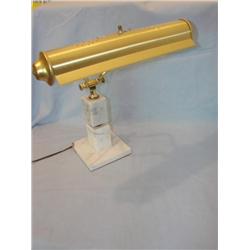 Marble base desk lamp